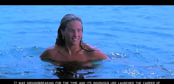  Jaws Sexy Nude Blonde Skinny Dipping Girl GIF
